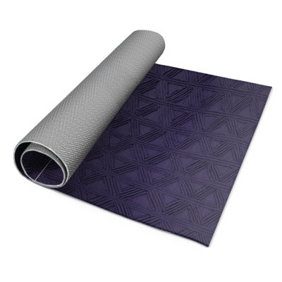 Tapis mauve intérieur et extérieur Trellis