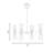 Kenyia 8-Light Chandelier in Chrome-125886831