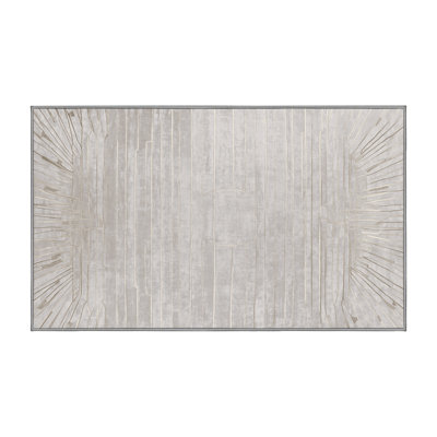 Tapis gris lavable à la machine