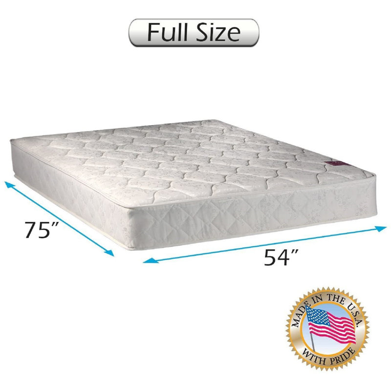 Matelas à ressorts ferme double / double 8 po Alwyn Home Sariya