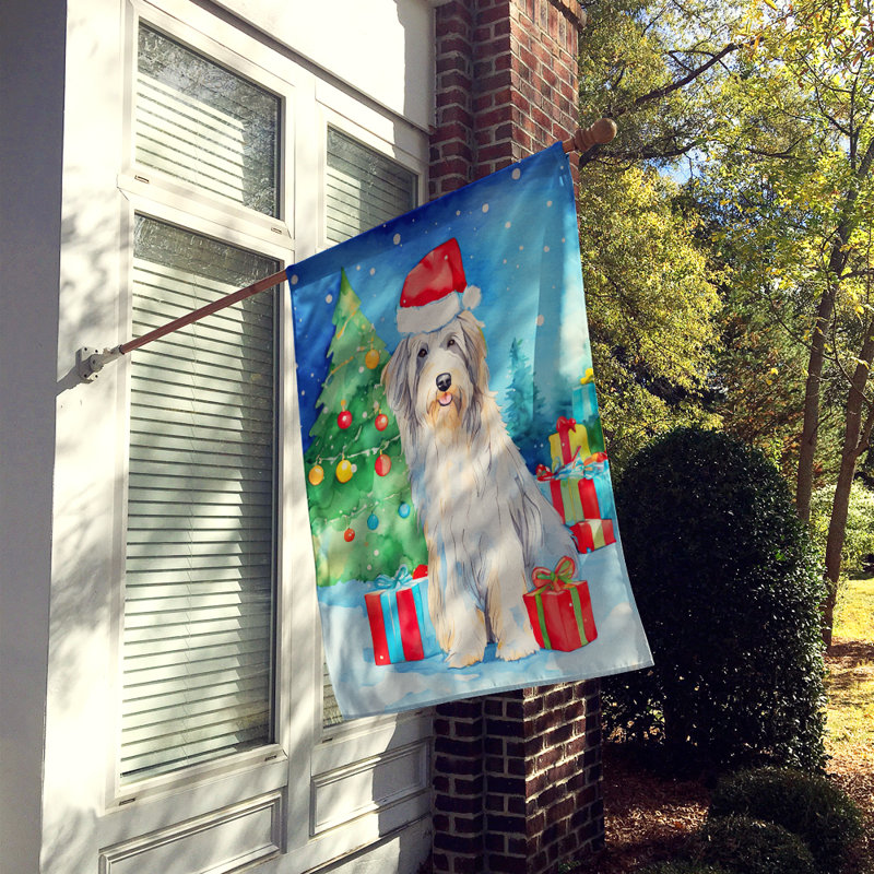 Double Sided Polyester Christmas, 40'' H x 28'' W