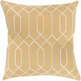 Skyline Geometric 100% Linen Throw Pillow