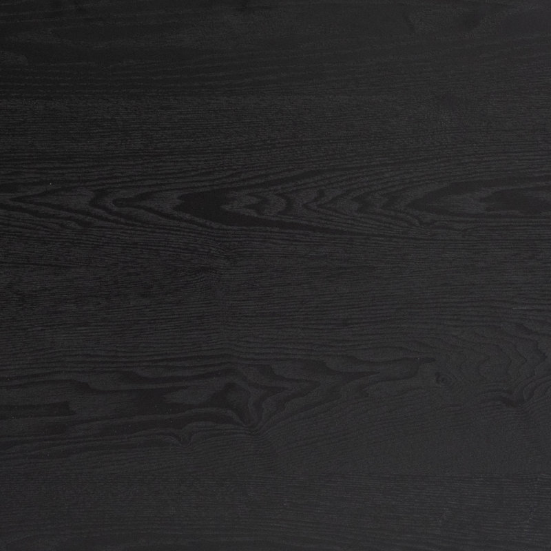 66 po, placage en bois véritable, minimaliste, noir, console, plusieurs espaces, assemblage rapide, largeur supplémentaire de 66 po, placage, style minimaliste, décoration intérieure, facile à assembler