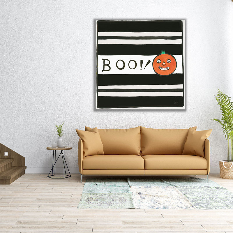 Boo - reproduction d'art sur toile, H 20 po x l 20 po