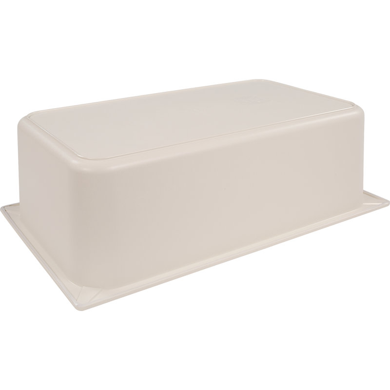 Carlisle Food Service Products Coldmaster® 3.75 Gallons Rectangle Plastic Food Storage Container, White