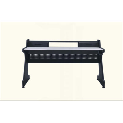 Elegantgaming Desk With Storage, Perfect For Organized And Stylish Gaming Setups
