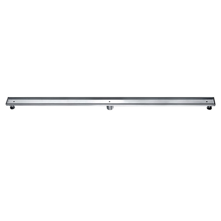 Colorado River 59" Linear 2 In 1 Ceramic Embedding 304 Stainless Steel Shower Floor Drain