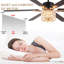 Ventilateur de plafond 65 "en cristal Glam 65" avec lumières et télécommande, grand ventilateur de plafond 6 lumières-131583668