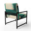 Fauteuil rembourré contemporain avec motif abstrait géométrique Impermanence-1556313126