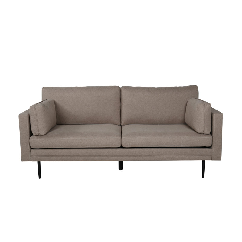 Davani 2 Seater Cotton Sofa, Brown