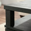 Table basse avec rangement en rotin Ylish