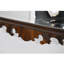 Miroir d’appoint biseauté traditionnel acajou Gillette
