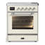 Majestic III Series 30 Inch Induction Range with 4 Induction Elements in Stainless Steel (Burnished Trim)-1810982690-1810982700