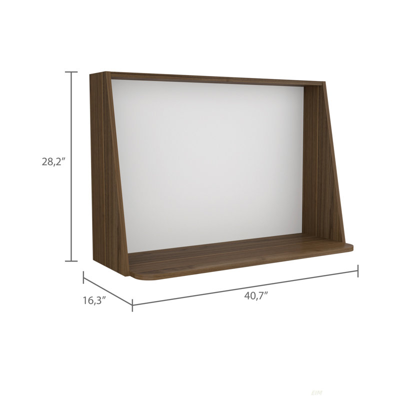 Bureau mural Afrec, tablette simple (bureau)