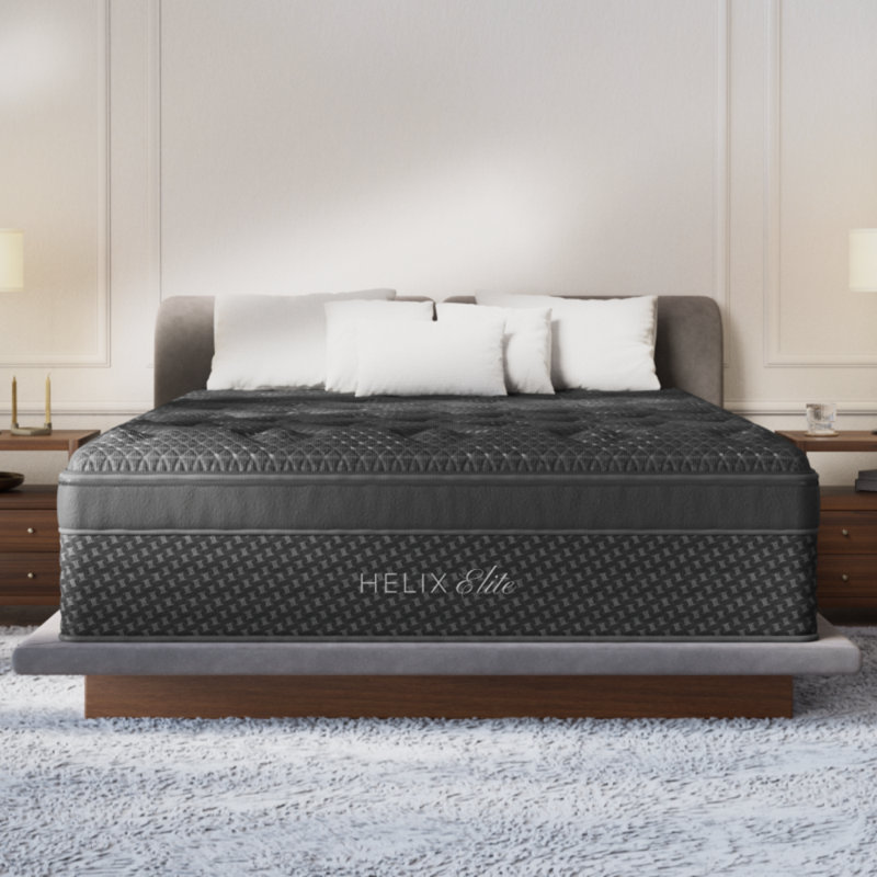 Helix Dawn Elite 16" Firm Hybrid Mattress with Cooling, California King