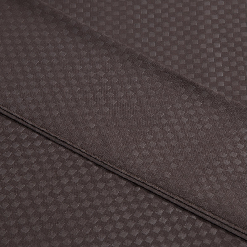 Ensemble de draps 4 pièces, Chocolat, Ensemble de draps pour taille de lit simple TG ave