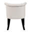 Chaise beige avec structure en contreplaqué et coussins attachés rembourrés de mousse