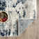 Doland Area Rug Ivory Blue