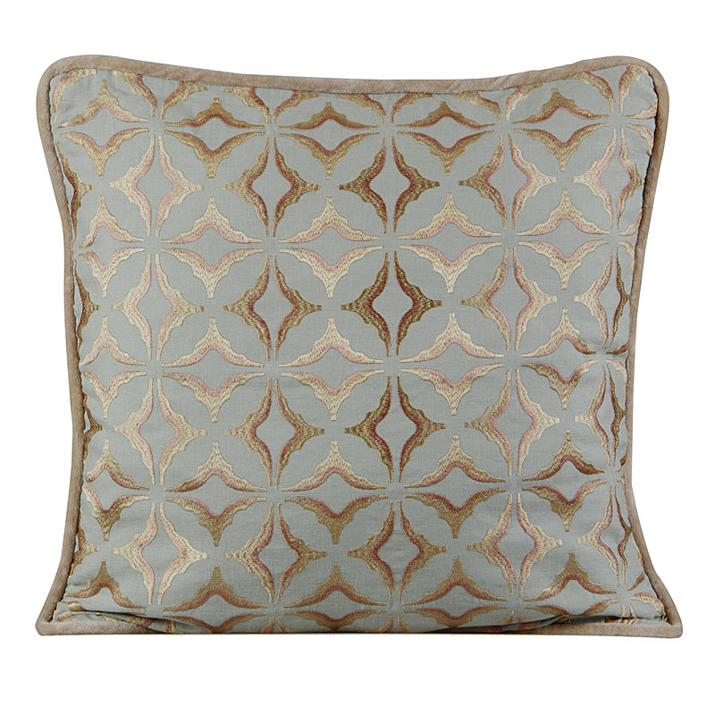 Frost Throw Pillow, Mist