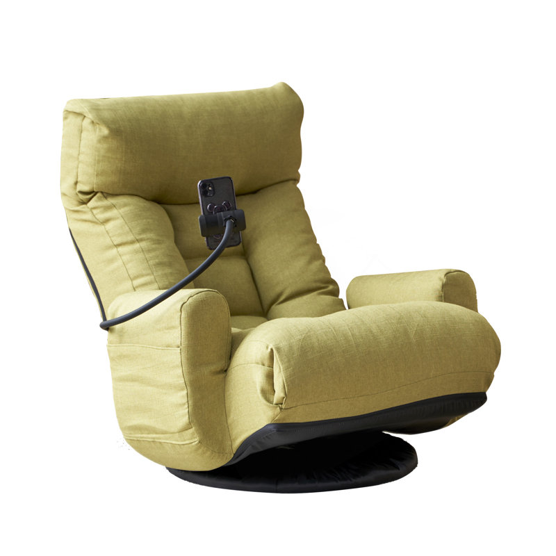 Chaise longue réglable à 360 degrés avec support ergonomique