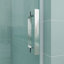 Opal Mirage MCOCOD 56" - 60" W x 79" H Single Sliding Frameless Soft-closing Shower Door with 3/8" (10mm)Clear Glass-99078761