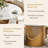 Modern Round Dining Table for 6-8, Glossy White Sinered Stone Table top with Bronze Steel Base-516513156