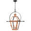 Luminaire suspendu en cuivre vieilli 2 lumières Rue De Royal-1899099804