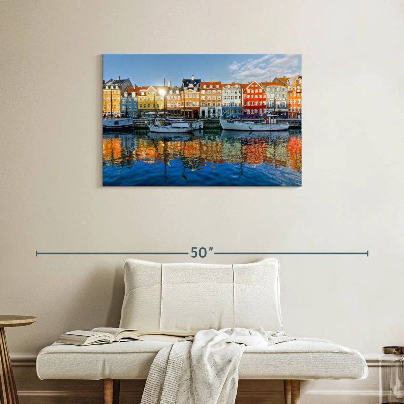 Canal Nicci Nyhavn en Europe, H 24 po x l 36 po