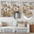 Vintage Buttercups Golden White I - Floral Metal Wall Decor, Buttercups Metal Print-2087524982