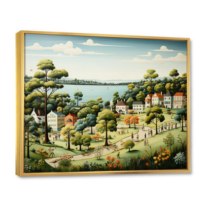 Country clubs croquet garden II - Architecture, art mural sur toile