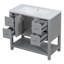 Base de meuble-lavabo simple 78,1 po 36 po seulement-101092152
