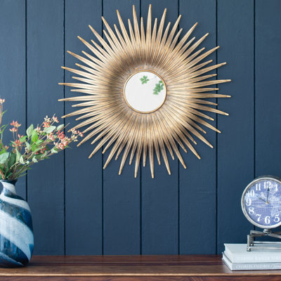 Braeville Metal Flat Wall Mirror