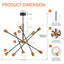 Sperryville 10 - Light Sputnik Chandelier
