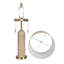 Lampe de table Travertine Elegance - Or doux - Ensemble de 2