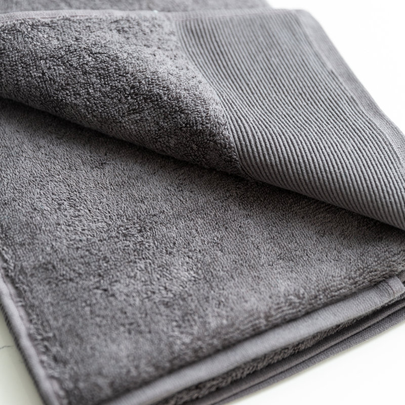 Harbin Cotton Plush Bath Sheet, Grey