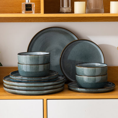 Zoha 12 Piece Dinnerware Set - Service for 4