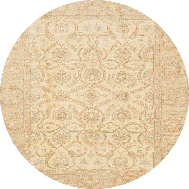 Tapis abstrait moderne 728, Rond 5 pi