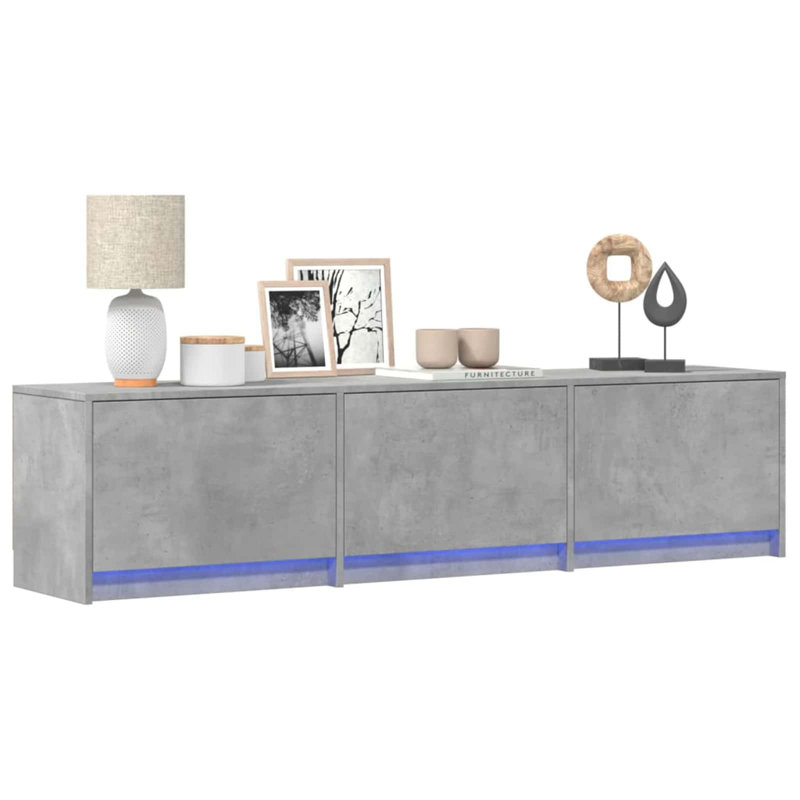 Unfinished TV Stand, 40cmH x 165cmL x 34cmW, Grey
