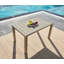 Ensemble de conversation d'extérieur en aluminium 4 pièces avec table basse Amorino