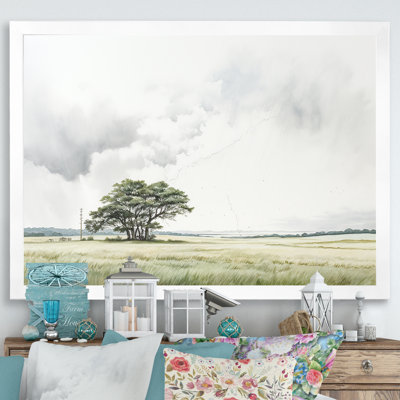 «Gray Lightning Scenery Minimalisme» sur toile