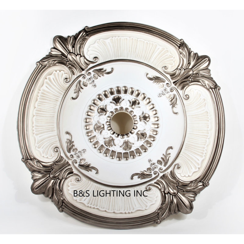 Ceiling Medallion, 4" H x 39" W x 39" D