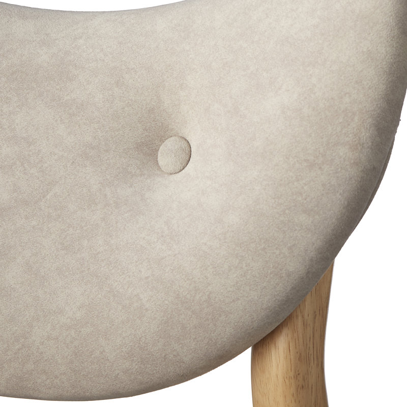 Chaise rembourrée Verena, Naturel