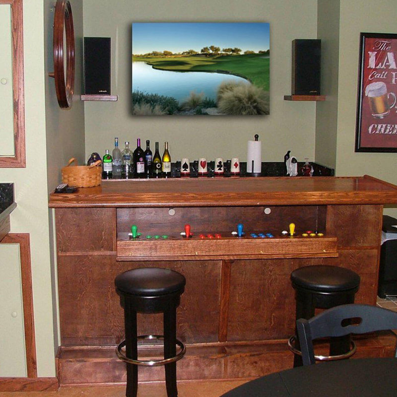 Arizona Golf Course, reproduction sur toile, H 8 po x l 12 po x P 1,5 po