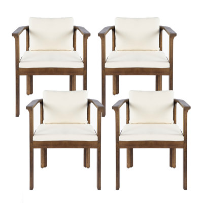 Chaise de salle à manger d'extérieur Delara