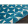Tapis bleu Petrina