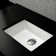LACAVA Cube 12.25'' White Porcelain Rectangular Bathroom Sink with Overflow