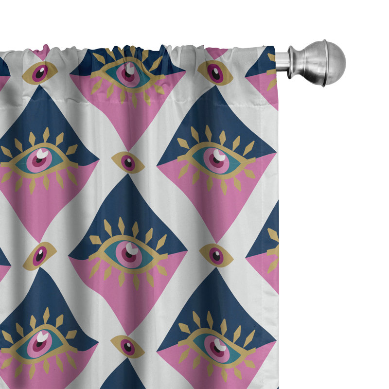 Semi Sheer Curtain Pair, 56" W x 63" L