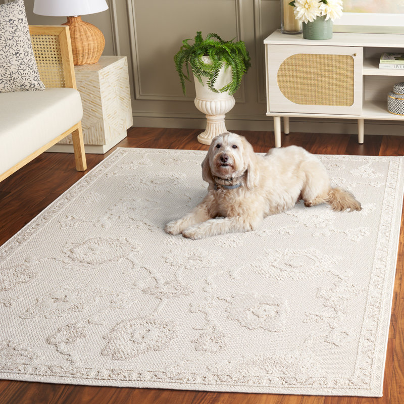 Savell Performance Solid Color Rug, Rectangle 5'3" x 7'6"
