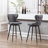 Kanyjah 2-Piece Modern 180° Swivel Bar Stool Chairs Counter Height Bar Stools Kitchen Stools-1909269789-1909269795