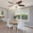 Kerrian Ceiling Fan Chandelier with Light and Remote-523382920